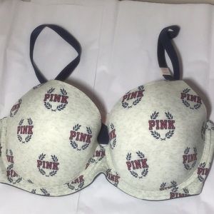 💕Vs pink bra print pink💕NWT